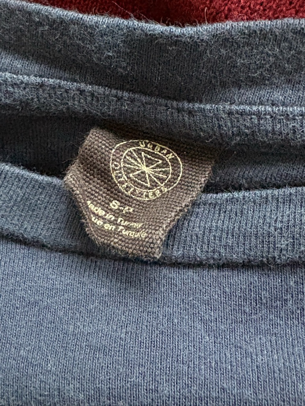 Stone Island Navy Long-Sleeve Cosmic Sun Crop Top - Picture 2 of 3